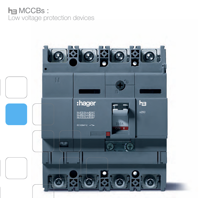 Cover catalog Hager - h3 MCCB catalogue