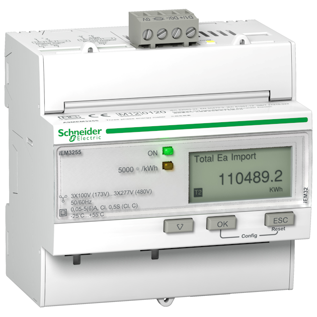 A9MEM3255-TERA iEM3255 CT op Cl 0.5S MID Energy meter R