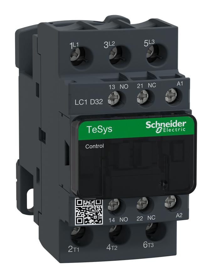 LC1D32M7 TeSys CTR 32A AC3 15KW 1NO1NC220VAC COIL